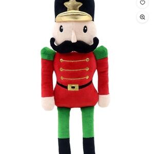 Plush Soldier Dog Toy - Red and Green